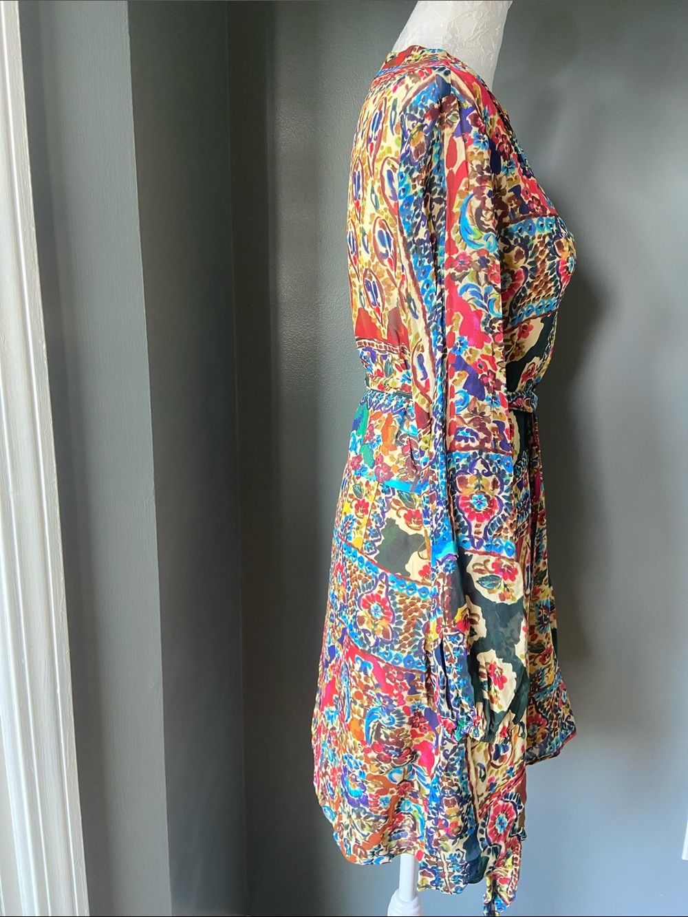 Zara patchwork bohemian dress - Picture 6 of 10